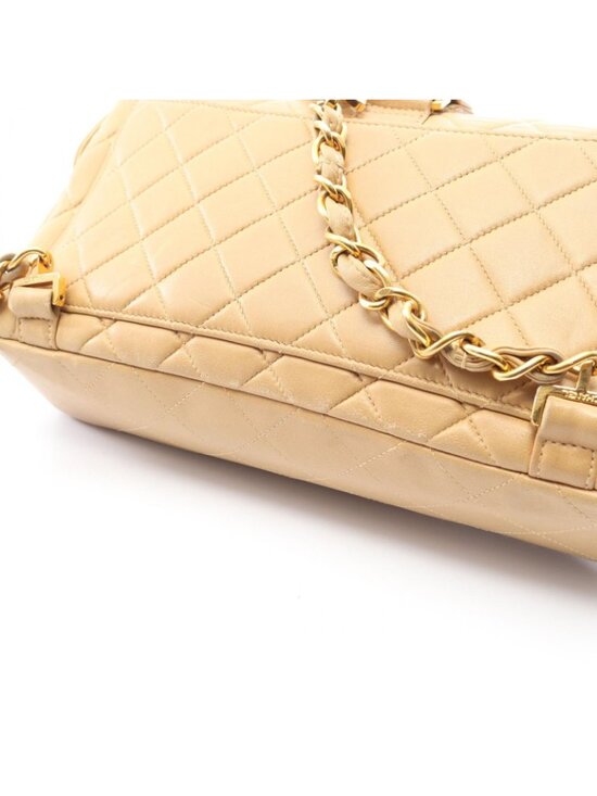 Chanel Backpack Quilted Beige Lambskin Suzu main image 9